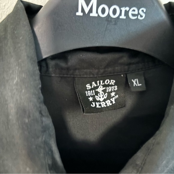 Rare Sailor Jerry western lucky embroidered shirt - Picture 2 of 6